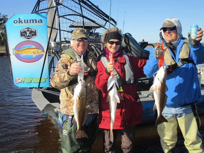 Redfish trio